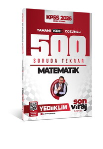 Yediiklim 2026 Kpss Son Viraj Serisi Matematik Tamamı Video Çözümlü 500 Soruda Genel Tekrar Kampı