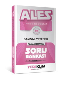 Yediiklim Yayınları 2027 ALES Sayısal Yetenek Tamamı Çözümlü Soru Bankası