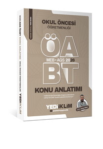 Yediiklim Yayınları MEB AGS ÖABT Okul Öncesi Öğretmenliği Konu Anlatımı