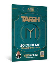 Yediiklim Yayınları 2027 AGS KAYI Tarih Tamamı Çözümlü 50 Deneme