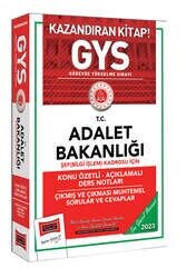 Yargı Yayınları 2023 Adalet Bakanlığı GYS Şef (Bilgi İşlem) Kadrosu İçin Konu Özetli Açıklamalı Ders Notları Çıkması Muhtemel So