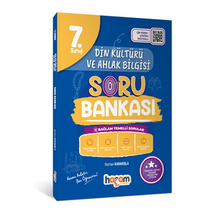 Hocam Anlatır Yayınları 7.Sınıf Din Kültürü Ve Ahlak Bilgisi Tamamı Video Çözümlü Soru Bankası (Maarif Model)
