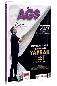 Yargı Yayınları 2027 MEB-AGS Mevzuat Bilgisi ve Anayasa Çek Kopart Yaprak Test