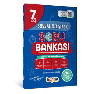 Hocam Anlatır Yayınları 7.Sınıf Sosyal Bilgiler Tamamı Video Çözümlü Soru Bankası (Maarif Model)