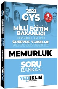 Yediiklim 2023 GYS Milli Eğitim Bakanlığı Görevde Yükselme Sınavı Memurluk Soru Bankası