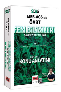 Yargı Yayınları 2026 MEB-AGS ÖABT Fen Bilimleri Öğretmenliği Konu Anlatımı
