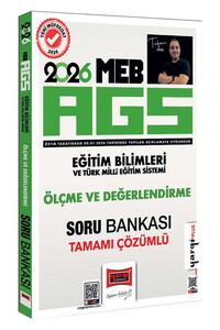 Yargı Yayınları 2026 MEB-AGS Eğitim Bilimleri ve Türk Milli Eğitim Sistemi Ölçme ve Değerlendirme Soru Bankası