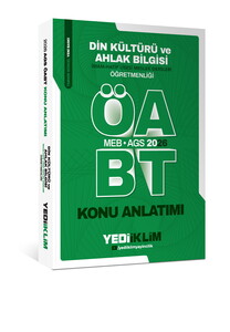 Yediiklim 2026 MEB AGS ÖABT Din Kültürü Ve Ahlak Bilgisi Öğretmenliği  Konu Anlatımı