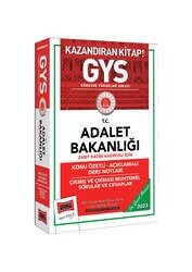 Yargı Yayınları 2023 Adalet Bakanlığı Zabıt Katibi Kadrosu İçin Konu Özetli Açıklamalı Ders Notları Çıkmış ve Çıkması Muhtemel S
