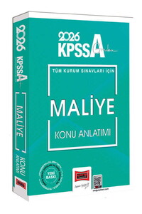 Yargı Yayınları 2026 KPSS-A Grubu Tüm Kurum Sınavları İçin Maliye Konu Anlatımı