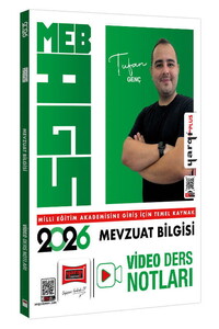 Yargı Yayınları 2026 MEB-AGS Mevzuat Bilgisi Video Ders Notları (Tufan Genç)