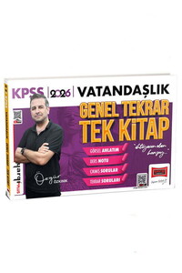 Yargı Yayınları 2026 KPSS Vatandaşlık Genel Tekrar Tek Kitap
