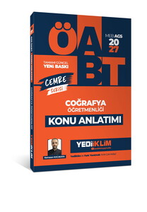 Yediiklim Yayınları 2027 MEB AGS ÖABT Cemre Serisi Coğrafya Öğretmenliği Konu Anlatımı