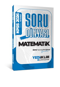 Yediiklim Yayınları 2026 KPSS Genel Yetenek Matematik Soru Dünyası