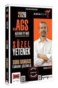 Yargı Yayınları 2026 MEB-AGS ALES DGS TYT MSÜ Sözel Yetenek Tamamı Çözümlü Soru Bankası (Orhan Bilir)
