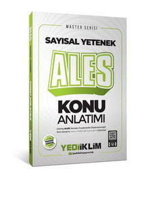 Yediiklim Yayınları 2026 Master Serisi ALES Sayısal Yetenek Konu Anlatımı