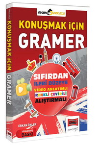 Yargı Yayınları Konuşmak İçin Gramer Sıfırdan İleri Düzeye Video Anlatımlı Renkli Çevirili
