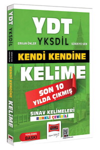 Yargı Yayınları YDT YKSDİL Kendi Kendine Kelime Son 10 Yılda Çıkmış Sınav Kelimeleri Renkli Çevirili