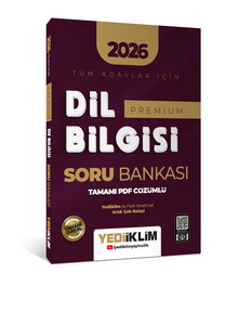 Yediiklim Yayınları 2026 Tüm Adaylar İçin Dil Bilgisi Premium Tamamı PDF Çözümlü Soru Bankası