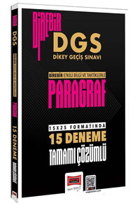 Yargı Yayınları DGS Birebir Tamamı Çözümlü Paragraf 15 Deneme