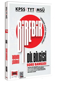 Yargı Yayınları KPSS TYT MSÜ Birebir Tamamı Çözümlü Dil Bilgisi Soru Bankası