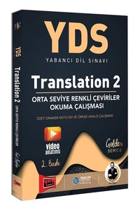 Yargı Yayınları YDS Translation 2 Orta Seviye Renkli Çeviriler Okuma Çalışması