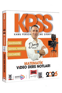 Yargı Yayınları 2026 KPSS Genel Yetenek Matematik Video Ders Notları (Deniz Atalay)