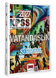 Yargı Yayınları 2027 KPSS Tüm Sınavlara Yönelik Vatandaşlık Tamamı Çözümlü 20 Deneme