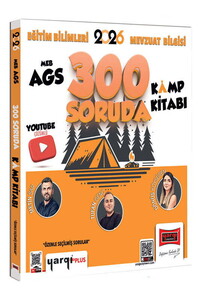 Yargı Yayınları 2026 MEB-AGS Eğitim Bilimleri ve Mevzuat Bilgisi 300 Soruda Youtube Çözümlü Kamp Kitabı