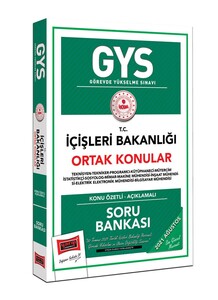 Yargı Yayınları GYS İçişleri Bakanlığı Ortak Konular Konu Özetli Soru Bankası