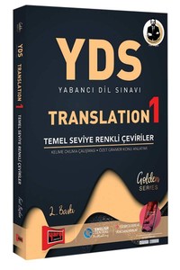 Yargı Yayınları YDS Yabancı Dil Sınavı Translation 1 Temel Seviye Renkli Çeviriler