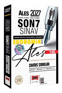 Yargı Yayınları 2027 ALES Sayısal-Sözel Yetenek Son 7 Sınav Çıkmış Sorular (Ekonomik Seri)