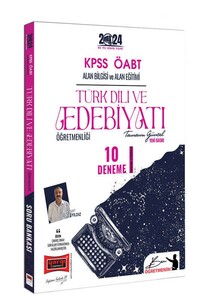 Yargı Yayınları 2024 ÖABT Türk Dili ve Edebiyatı Tamamı Çözümlü 10 Deneme Sınavı