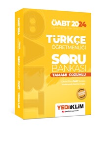 Yediiklim Yayınları 2024 ÖABT Türkçe Öğretmenliği Tamamı Çözümlü Soru Bankası
