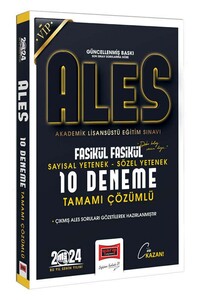 Yargı Yayınları 2024 ALES Vip Sayısal-Sözel Yetenek Fasikül Fasikül Tamamı Detaylı Çözümlü 10 Deneme