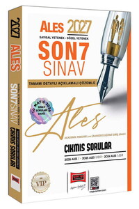 Yargı Yayınları 2027 ALES Sayısal-Sözel Yetenek Son 7 Sınav Tamamı Çözümlü Çıkmış Sorular
