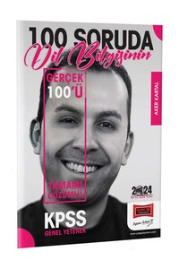 Yargı Yayınları 2024 KPSS 5Yüz 100 Soruda Tamamı Çözümlü Dil Bilgisinin Gerçek 100'ü