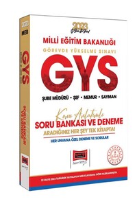 Yargı Yayınları 2023 Milli Eğitim Bakanlığı GYS Tüm Unvanları İçin Şube Müdürü - Şef - Memur - Sayman Konu Anlatımlı Soru Bankas