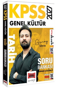 Yargı Yayınları 2027 KPSS Genel Kültür Tamamı Çözümlü Tarih Soru Bankası