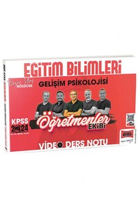 Yargı Yayınları 2024 KPSS Eğitim Bilimleri Gelişim Psikolojisi Öğretmenler Ekibi Video Ders Notları