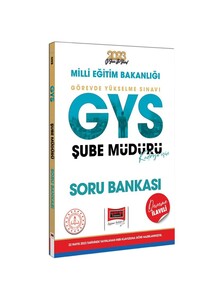 2023 MEB GYS ŞUBE MÜDÜRLÜĞÜ KADROSU İÇİN DENEME İLAVELİ SORU BANKASI