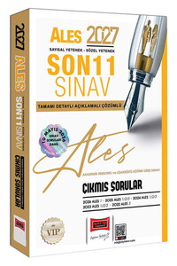 Yargı Yayınları 2027 ALES Sayısal - Sözel Yetenek Son 11 Sınav Tamamı Çözümlü Çıkmış Sorular