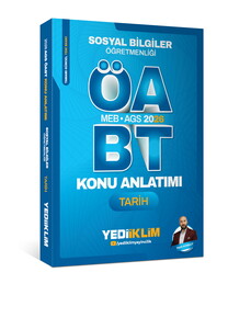 Yediiklim Yayınları 2026 MEB AGS ÖABT Sosyal Bilgiler Öğretmenliği Tarih Konu Anlatımı