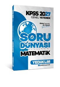 Yediiklim Yayınları 2027 KPSS Genel Yetenek Matematik Soru Dünyası
