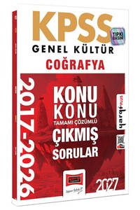 Yargı Yayınları 2027 KPSS Genel Kültür Coğrafya Konu Konu Tamamı Çözümlü 10 Yıl Çıkmış Sorular