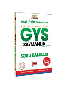 2023 MEB GYS SAYMANLIK  KADROSU İÇİN DENEME İLAVELİ SORU BANKASI