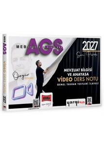 Yargı Yayınları 2027 MEB AGS Mevzuat Bilgisi ve Anayasa Video Ders Notu