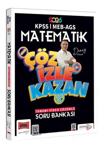 Yargı Yayınları 2026 KPSS MEB-AGS Matematik Çöz İzle Kazan Tamamı Video Çözümlü Soru Bankası
