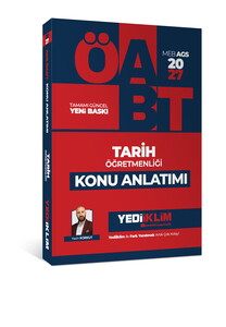 Yediiklim Yayınları 2027 MEB AGS ÖABT Tarih Öğretmenliği Konu Anlatımı