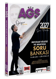 Yargı Yayınları 2027 MEB AGS Mevzuat Bilgisi ve Anayasa Tamamı Çözümlü Soru Bankası